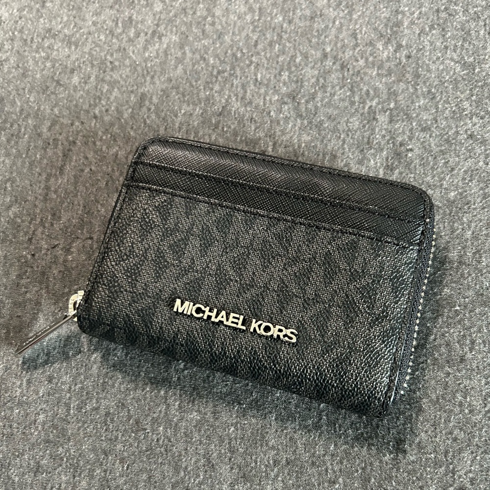 Michael Kors Jet Set Travel Card Wallet in Black